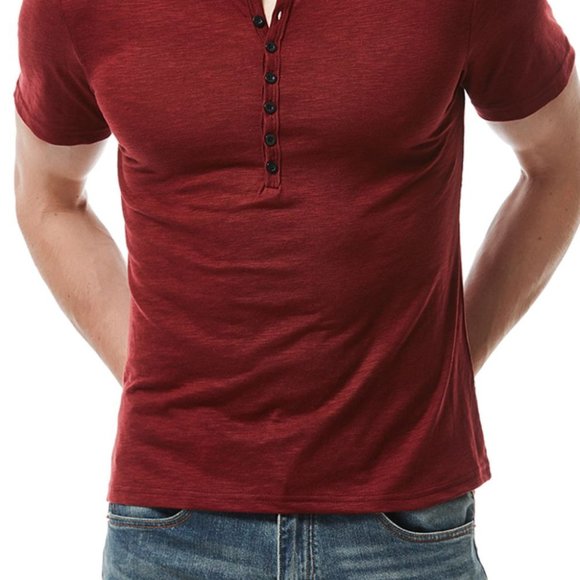Casual Contrast Short Sleeve Shirt - Comfort Meets Style - Picture 11 of 14
